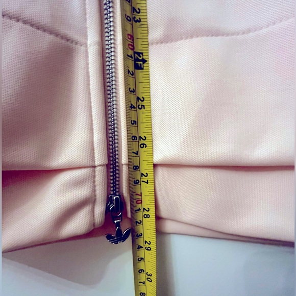 Adidas Front Zip Skirt- Pink Tint Midi Skirt - Picture 7 of 8